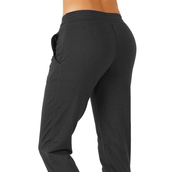 Warm Fleece Lined Open Bottom Cotton Sweatpants - Picture 5 of 8